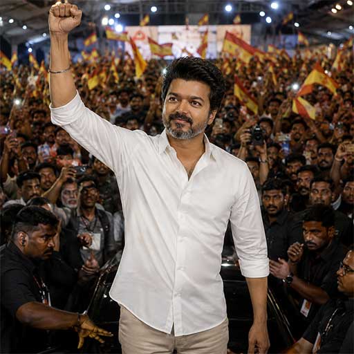 Ketua Menteri Tamil Nadu Vijay Tarik Perhatian Ahli Politik Malaysia